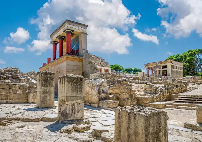 knossos ruins knossos ruins